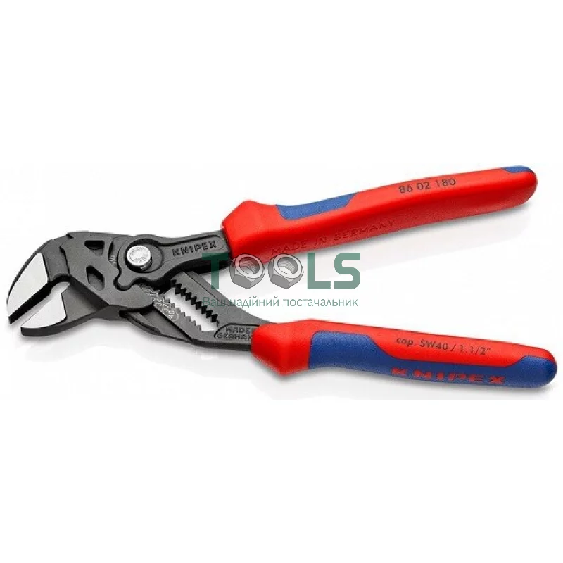 Клещи переставные KNIPEX, 180 мм (86 02 180)