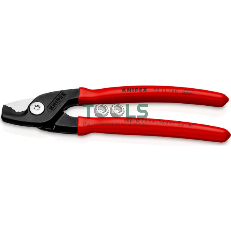 Кабелеріз KNIPEX StepCut 160 мм (95 11 160)