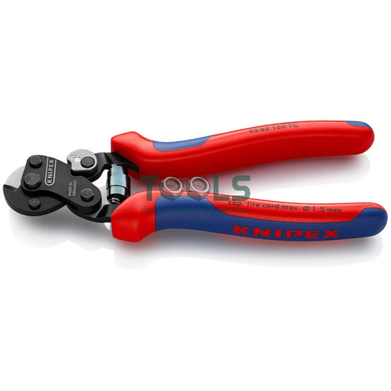 Ножиці для різання троса Knipex 160мм (95 62 160 TC)