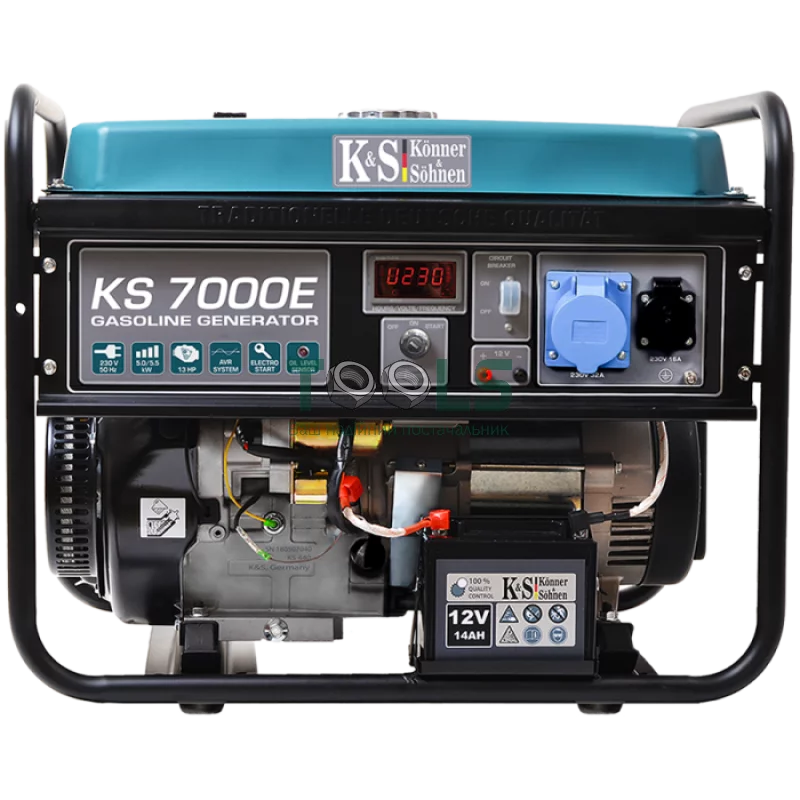 Генератор бензиновий Konner & Sohnen KS 7000E (5 кВт)