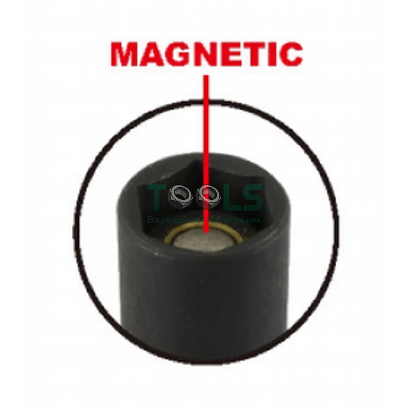 Головка торцевая ударная глубокая с магнитом 1/4" 6гр. 12 мм LICOTA (AG2012L)