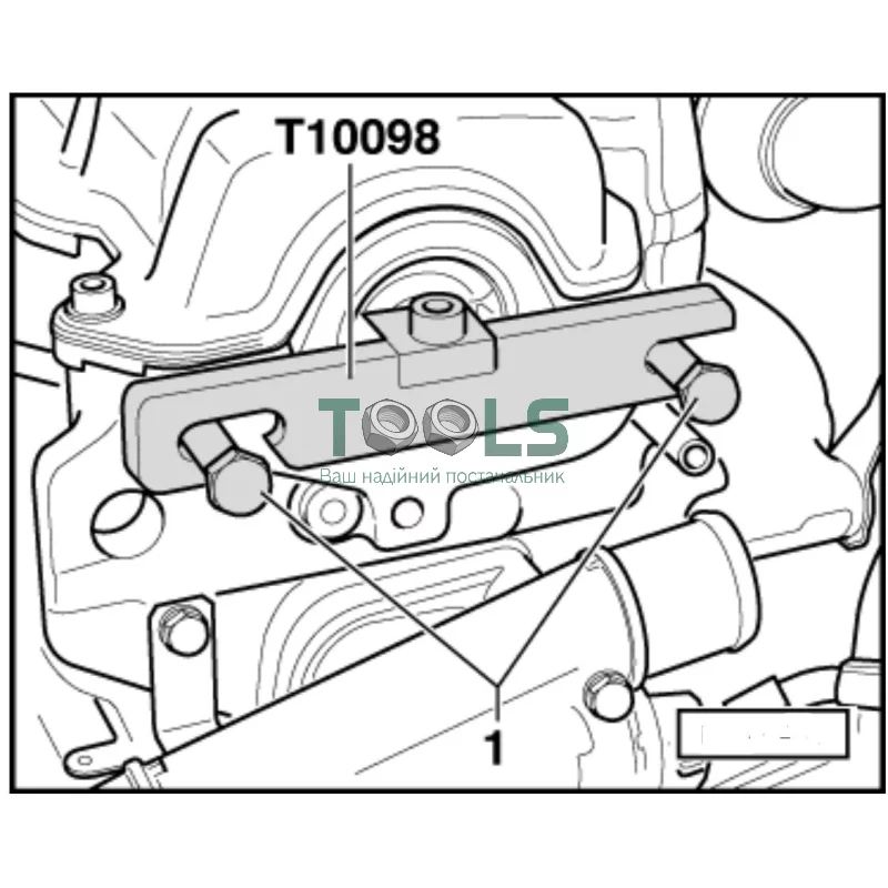 Фіксатор розподільного вала 1,9TDi/SDi VAG LICOTA (ATA-0501)