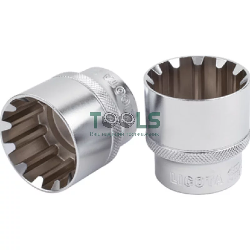 Головка торцевая spline 1/2" 19 мм LICOTA (P4019)