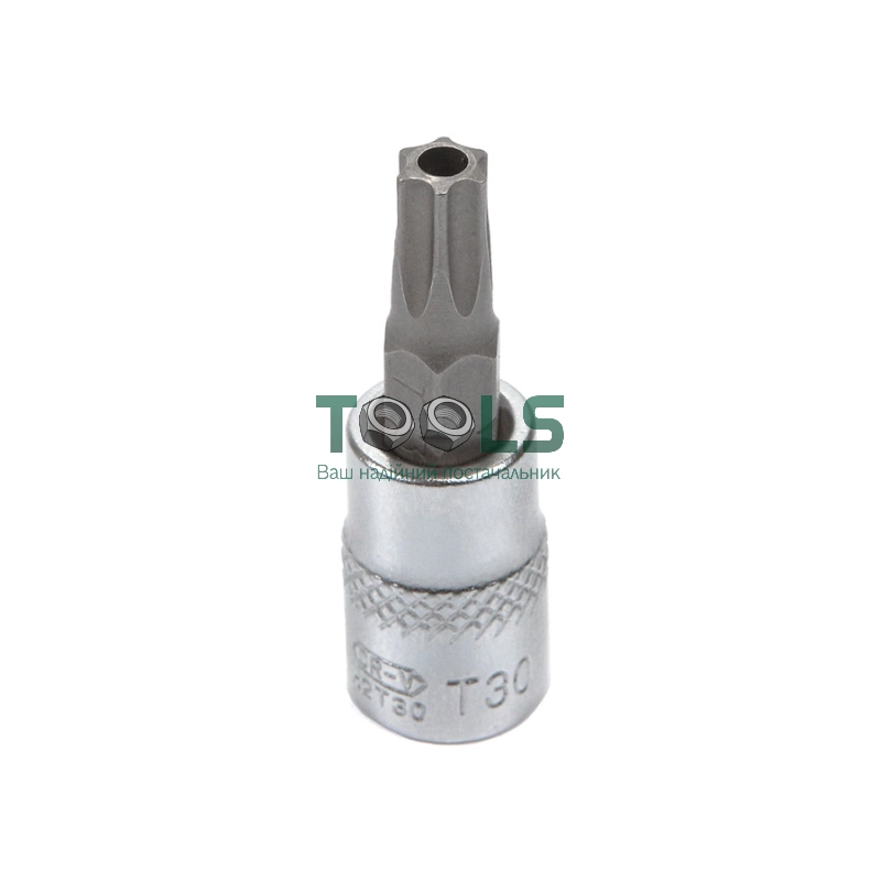 Головка торцевая с вставкой torx с отверстием 1/4" T30H LICOTA (H2TT30)