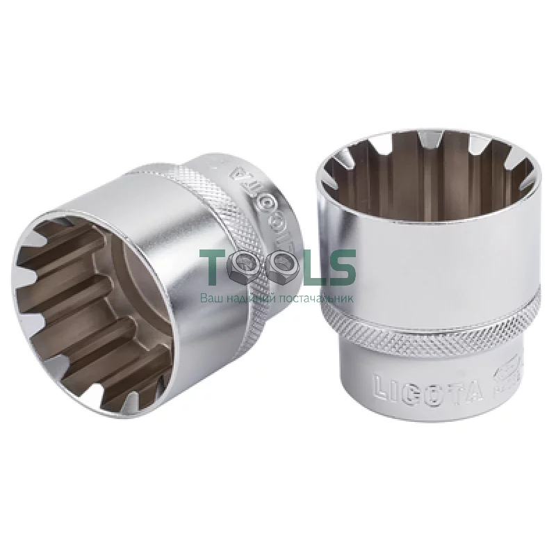 Головка торцева глибока spline 3/8" 12 мм LICOTA (P3012L)