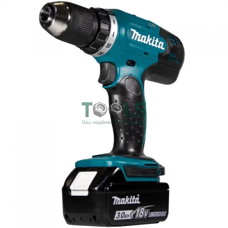 Аккумуляторная дрель-шуруповерт Makita DDF453RFX7 (18 В, 3 А*ч)