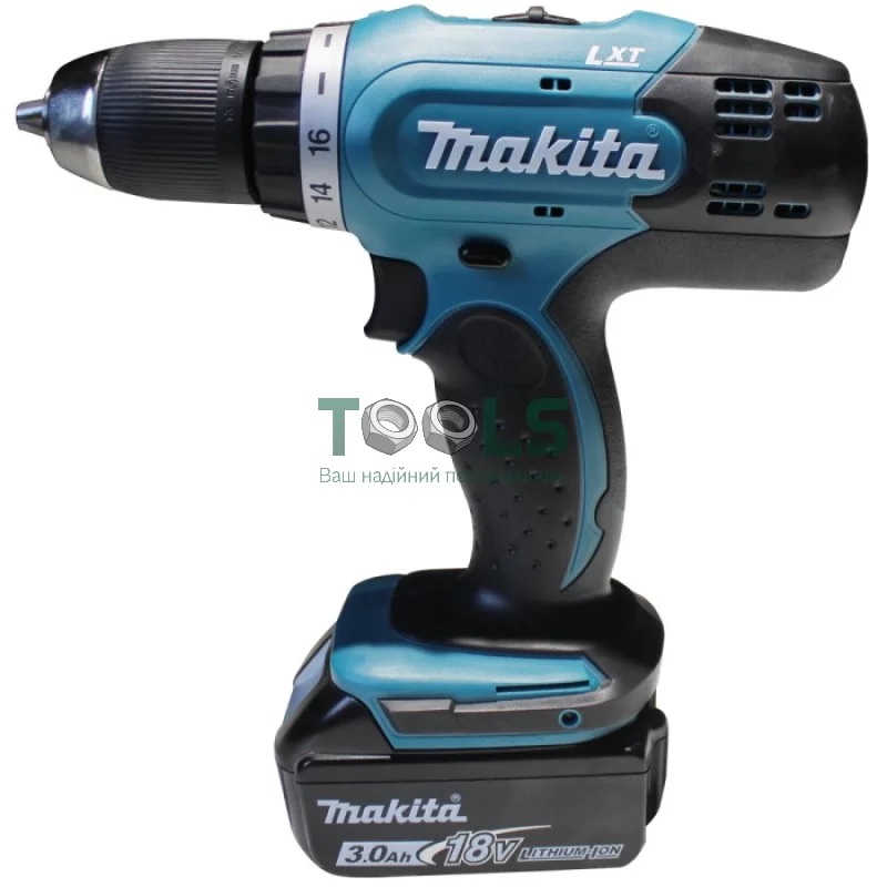 Аккумуляторная дрель-шуруповерт Makita DDF453RFX7 (18 В, 3 А*ч)