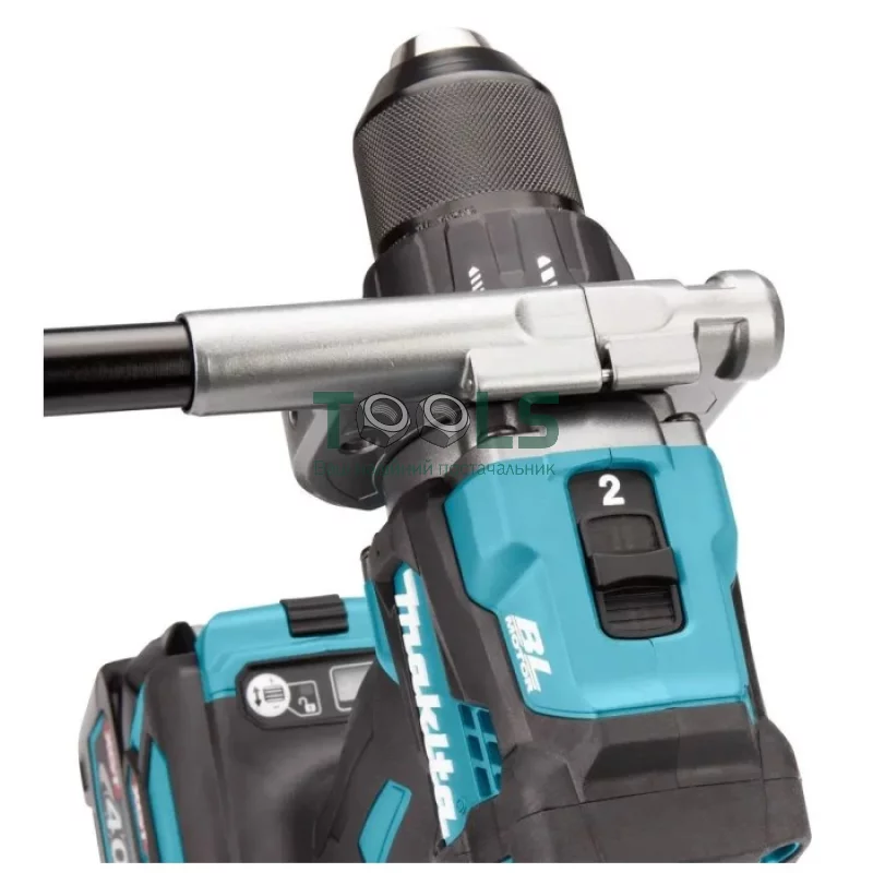 Аккумуляторная дрель-шуруповерт Makita DF001GD201 (40 В, 2х2.5 А*ч, 150 Н*м)