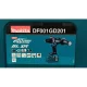 Аккумуляторная дрель-шуруповерт Makita DF001GD201 (40 В, 2х2.5 А*ч, 150 Н*м)