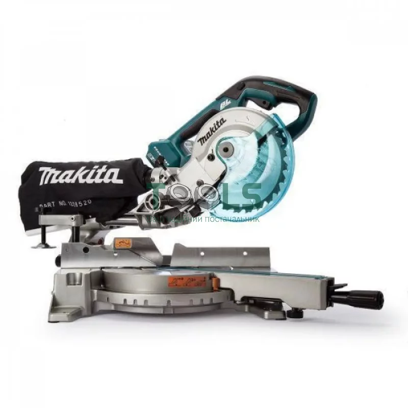 Акумуляторна пила торцювальна Makita DLS714RT2 (2х18 В, 2х5 А*ч, 190 мм)