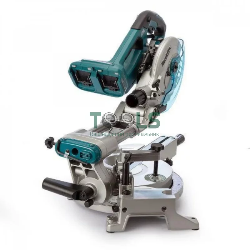 Акумуляторна пила торцювальна Makita DLS714RT2 (2х18 В, 2х5 А*ч, 190 мм)