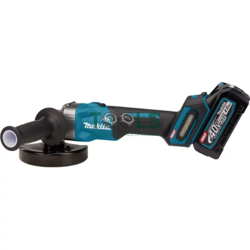 Аккумуляторная угловая шлифмашина Makita GA008GM201 (36 В, 2х4 А*ч, 125 мм)