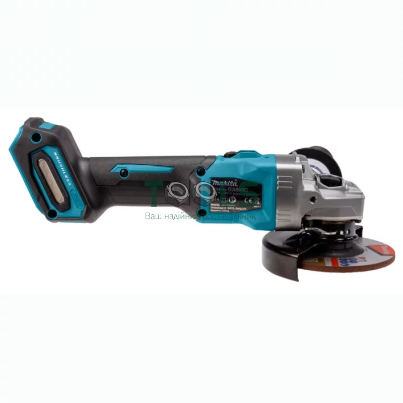 Аккумуляторная угловая шлифмашина Makita GA008GM201 (36 В, 2х4 А*ч, 125 мм)