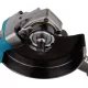 Аккумуляторная угловая шлифмашина Makita GA008GM201 (36 В, 2х4 А*ч, 125 мм)