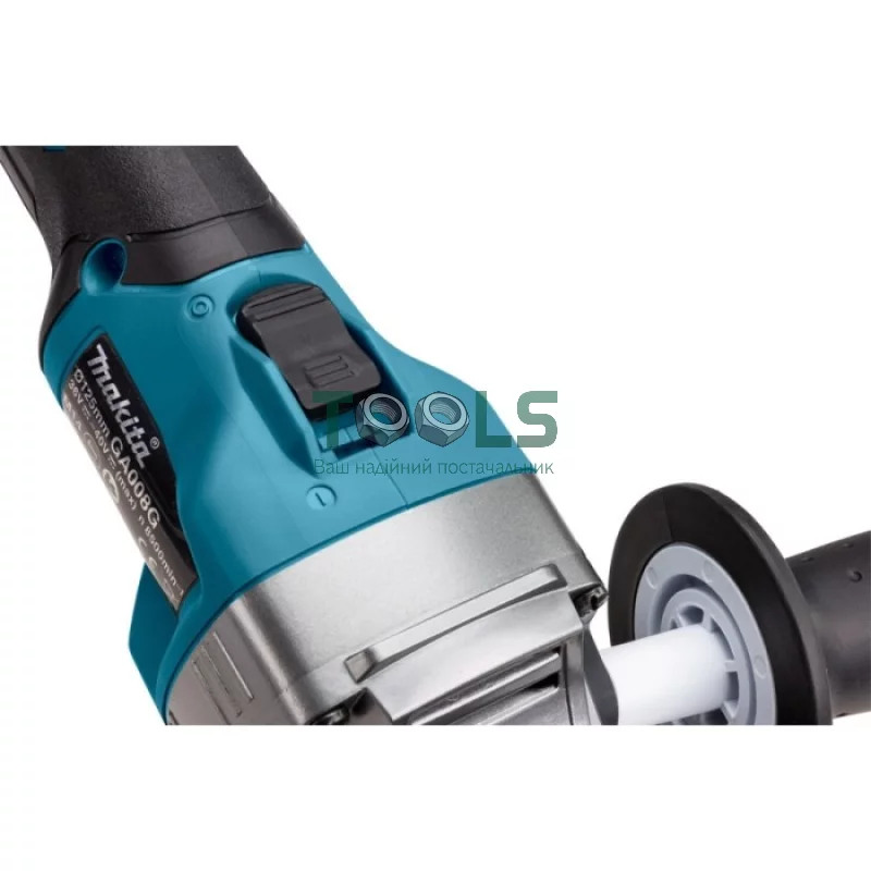 Аккумуляторная угловая шлифмашина Makita GA008GM201 (36 В, 2х4 А*ч, 125 мм)