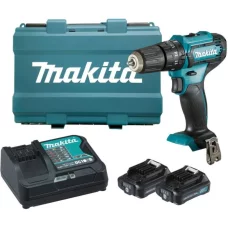 Аккумуляторная ударная дрель-шуруповерт Makita HP333DWYE (10.8 В, 2х1.5 А*ч, 30 Н*м)