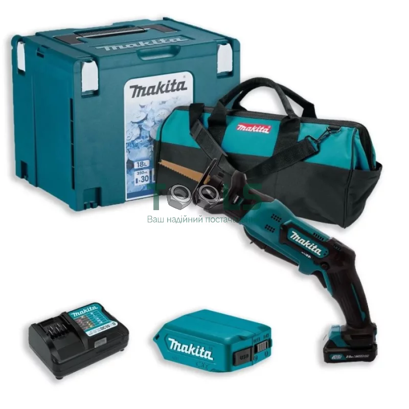 Аккумуляторная сабельная пила Makita JR103DWAX6 (10.8 В, 2 А*ч)