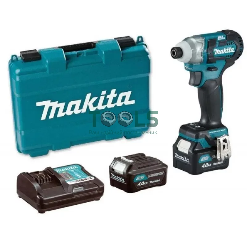 Аккумуляторный ударный гайковерт Makita TD111DWME (10.8 В, 2х4 А*ч, 135 Н*м)