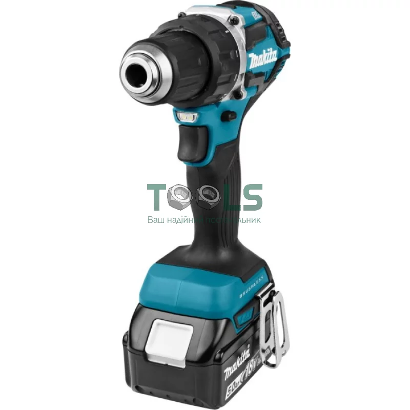 Аккумуляторный шуруповерт Makita DDF484RTE (18 В, 2х5 А*ч, 54 Н*м)