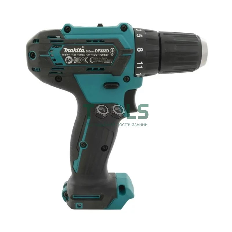 Аккумуляторная дрель-шуруповерт Makita DF333-PR01 (10.8-12 В, 2 А*ч, 30 Н*м)