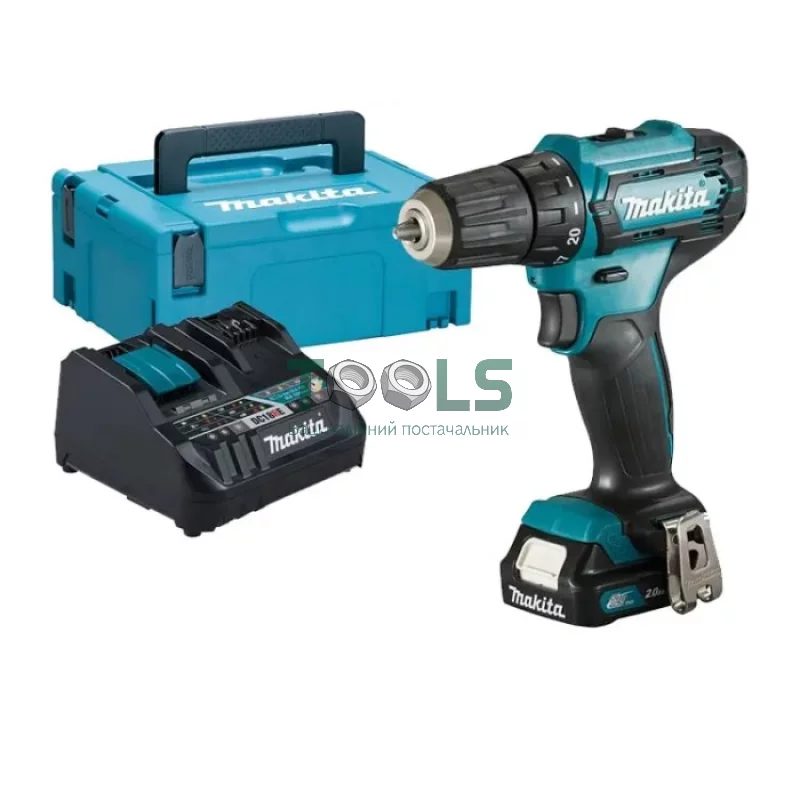 Аккумуляторная дрель-шуруповерт Makita DF333-PR01 (10.8-12 В, 2 А*ч, 30 Н*м)