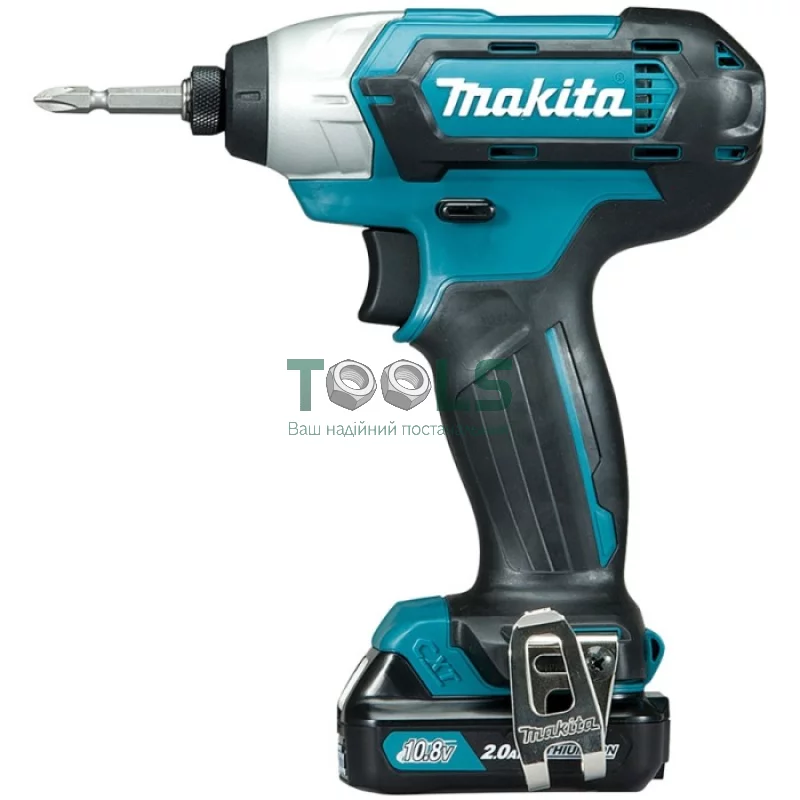 Аккумуляторный ударный гайковерт Makita TD110DSAE (10.8 В, 2х2 А*ч, 110 Н*м)