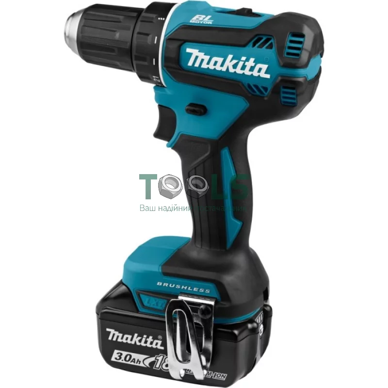 Акумуляторний дриль-шуруповерт Makita DDF485FYX3 (2х18 В, 1.5/3 А*год)