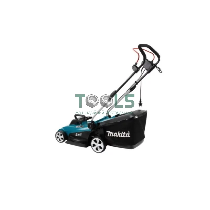 Електрична газонокосарка Makita ELM3720 (1.4 кВт, 370 мм)