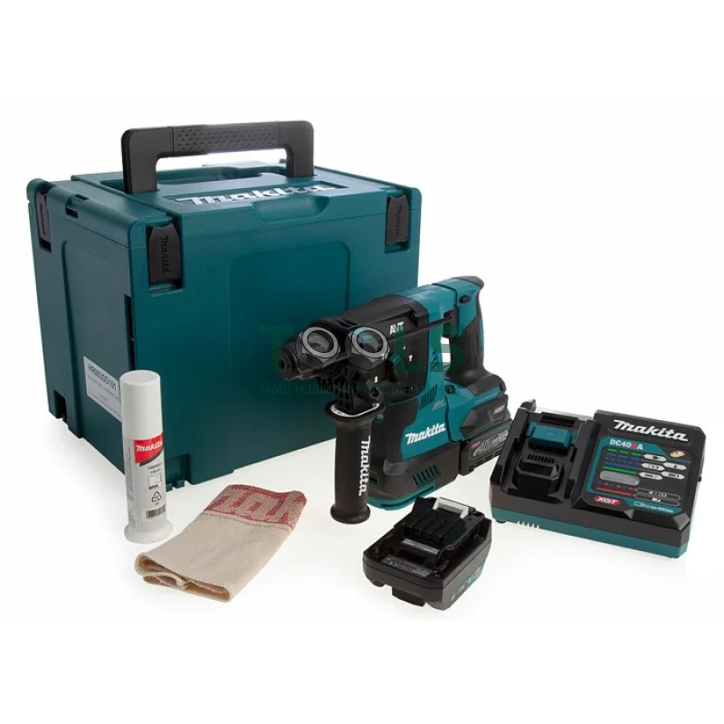 Аккумуляторный перфоратор Makita HR003GM201 (36 В, 2х4 А*ч, 2.8 Дж)