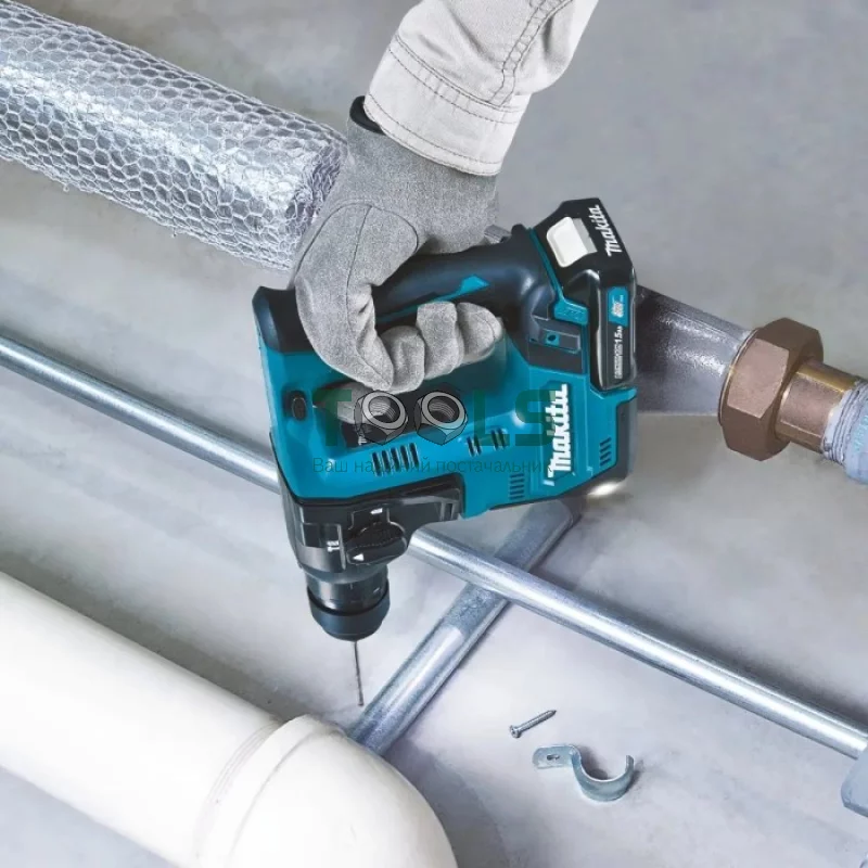 Акумуляторний перфоратор Makita HR140DSAE1 (10.8 В, 2х2 А*год, 1 Дж)