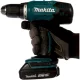 Аккумуляторная дрель-шуруповерт Makita DDF453SYX4 + угловая шлифмашина DGA452 + диски + сумка (18 В, 2х1.5 А*ч) (SET-DDF453MK2)