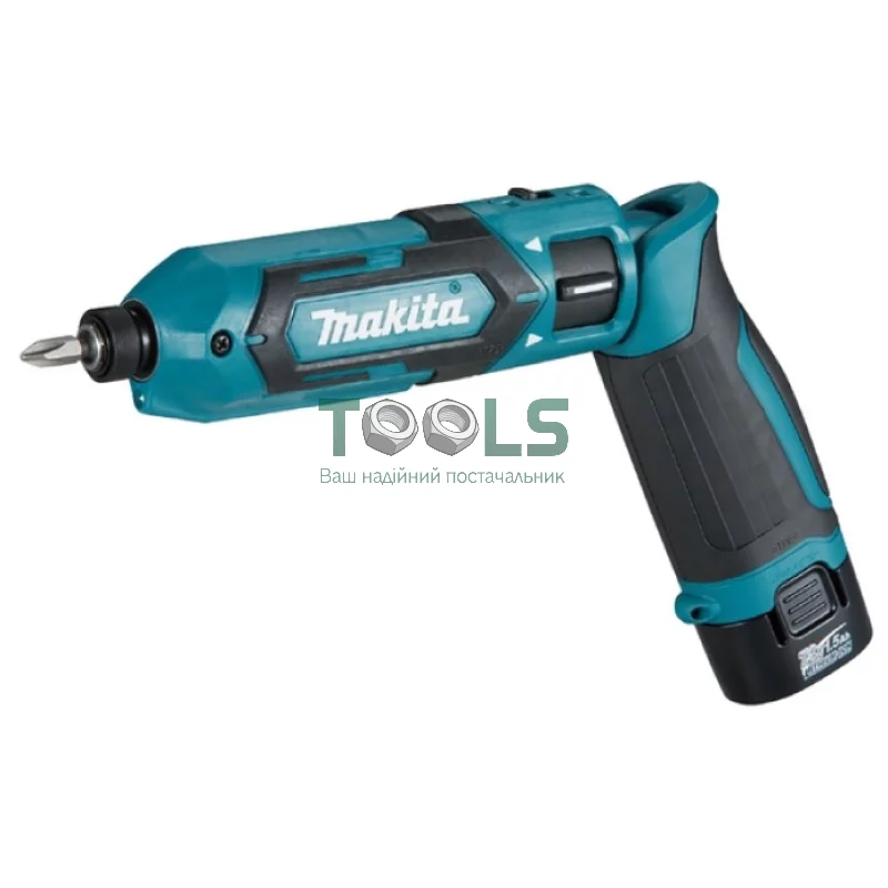 Акумуляторна ударна викрутка Makita TD022DSE (7.2, 1.5 А * год)