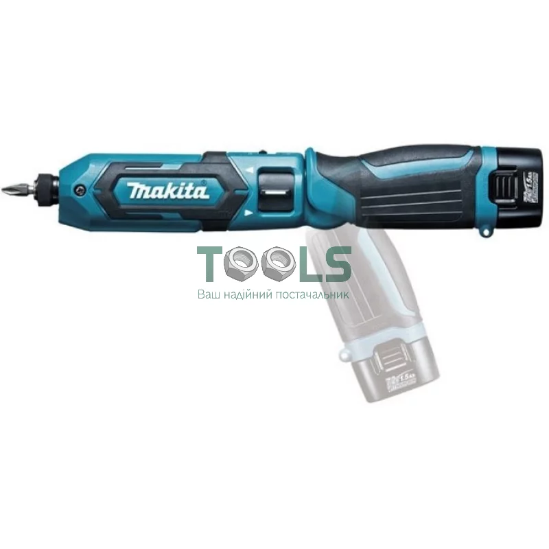 Акумуляторна ударна викрутка Makita TD022DSE (7.2, 1.5 А * год)