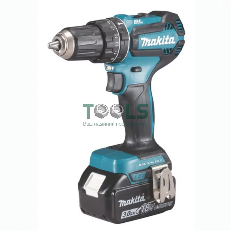 Ударний акумуляторний шуруповерт Makita DHP485RFJ (2х18 В, 3 А*год)