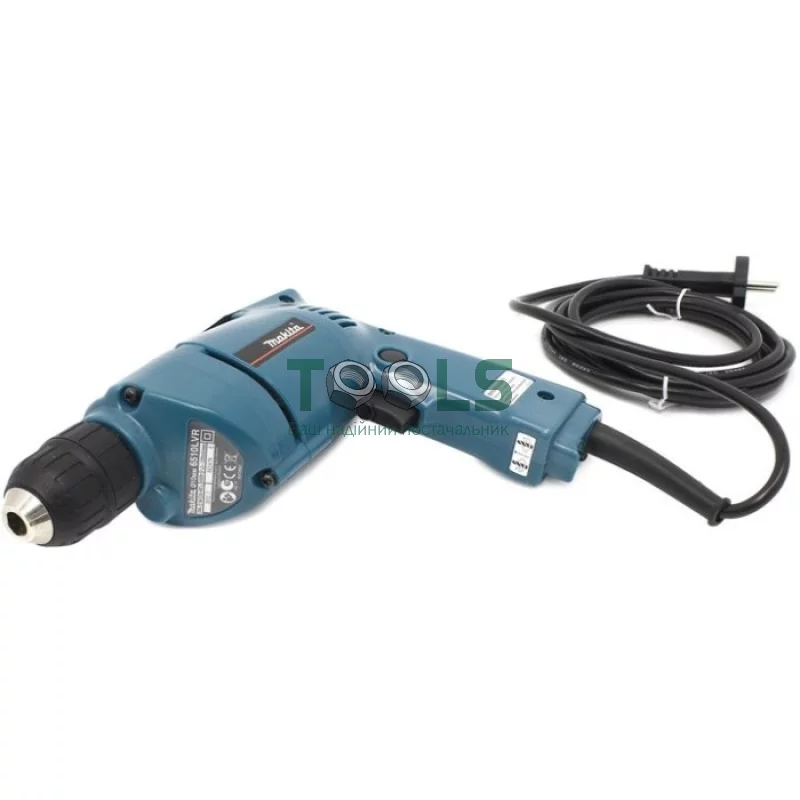 Дрель безударная Makita 6510LVR (0.4 кВт)