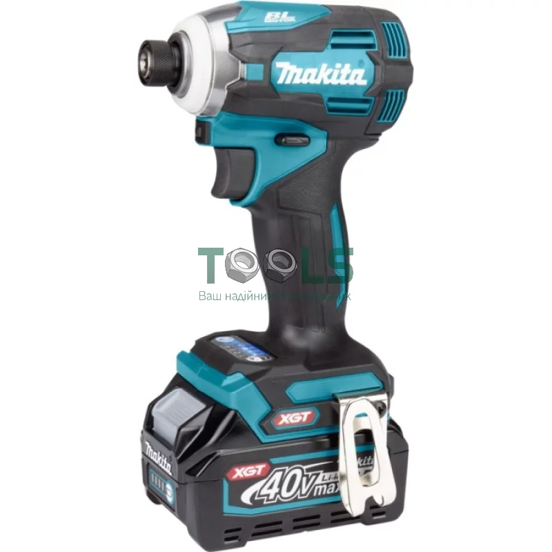 Аккумуляторный ударный гайковерт Makita TD001GM201 (40 В, 2х4 А*ч, 220 Н*м)