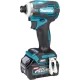 Аккумуляторный ударный гайковерт Makita TD001GM201 (40 В, 2х4 А*ч, 220 Н*м)