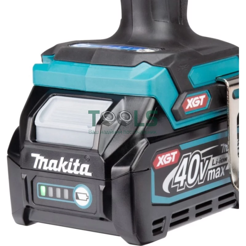 Аккумуляторный ударный гайковерт Makita TD001GM201 (40 В, 2х4 А*ч, 220 Н*м)