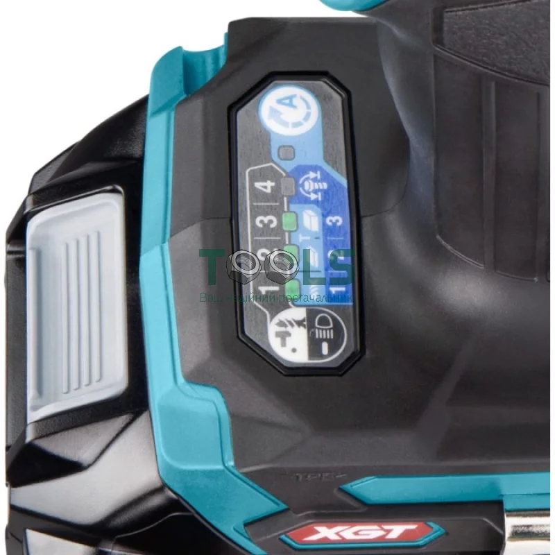 Аккумуляторный ударный гайковерт Makita TD001GM201 (40 В, 2х4 А*ч, 220 Н*м)