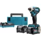 Аккумуляторный ударный гайковерт Makita TD001GM201 (40 В, 2х4 А*ч, 220 Н*м)