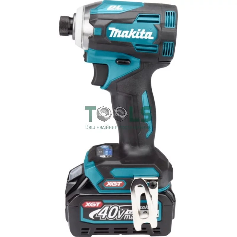 Аккумуляторный ударный гайковерт Makita TD001GM201 (40 В, 2х4 А*ч, 220 Н*м)