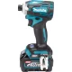 Аккумуляторный ударный гайковерт Makita TD001GM201 (40 В, 2х4 А*ч, 220 Н*м)