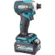 Аккумуляторный ударный гайковерт Makita TD001GM201 (40 В, 2х4 А*ч, 220 Н*м)