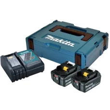 Набор аккумуляторов + зарядка Makita LXT 198116-4 (BL1860Bx2, DC18RC, Makpac)