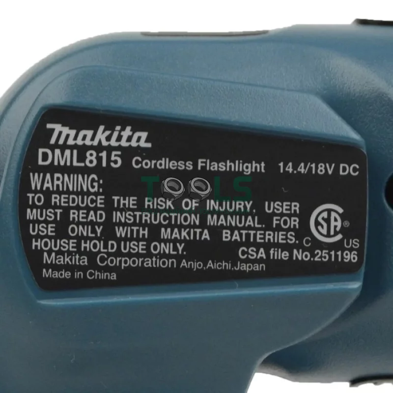 Аккумуляторный фонарь Makita DML815 (160 лм, 14.4-18 В, без АКБ)