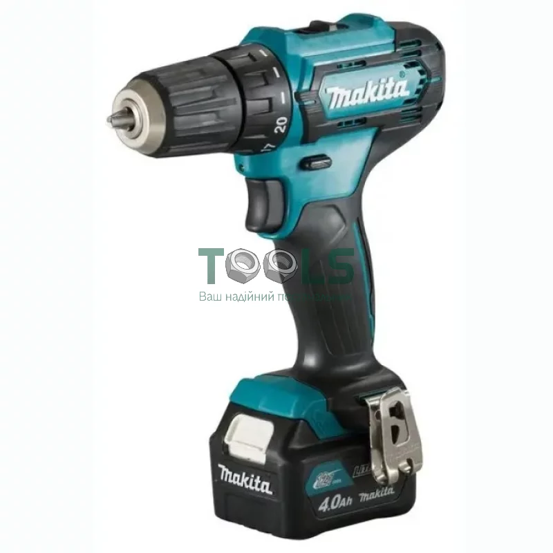 Акумуляторний дриль-шуруповерт Makita DF333DWME (10.8-12 В, 2х4 А*год, 30 Н*м)