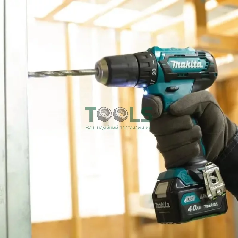 Акумуляторний дриль-шуруповерт Makita DF333DWME (10.8-12 В, 2х4 А*год, 30 Н*м)