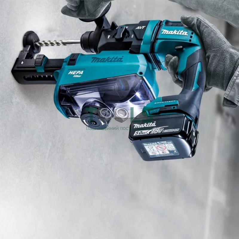 Аккумуляторный перфоратор Makita DHR182ZWJ (18 В, без АКБ, 1.7 Дж)