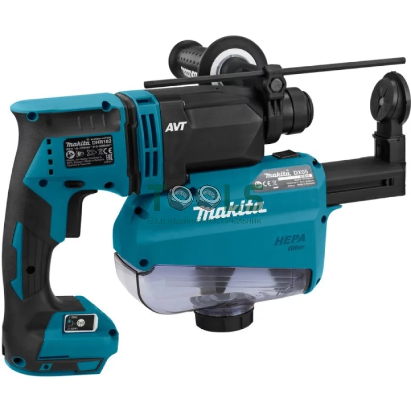 Аккумуляторный перфоратор Makita DHR182ZWJ (18 В, без АКБ, 1.7 Дж)