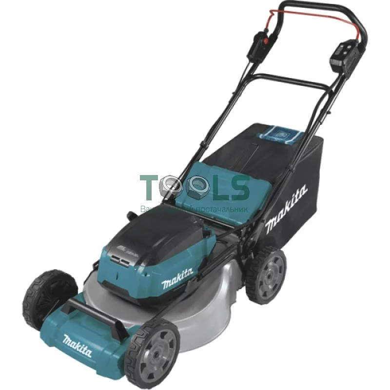 Аккумуляторная газонокосилка Makita DLM530PT4 (2х18 В, 4х5 А*ч, 530 мм)